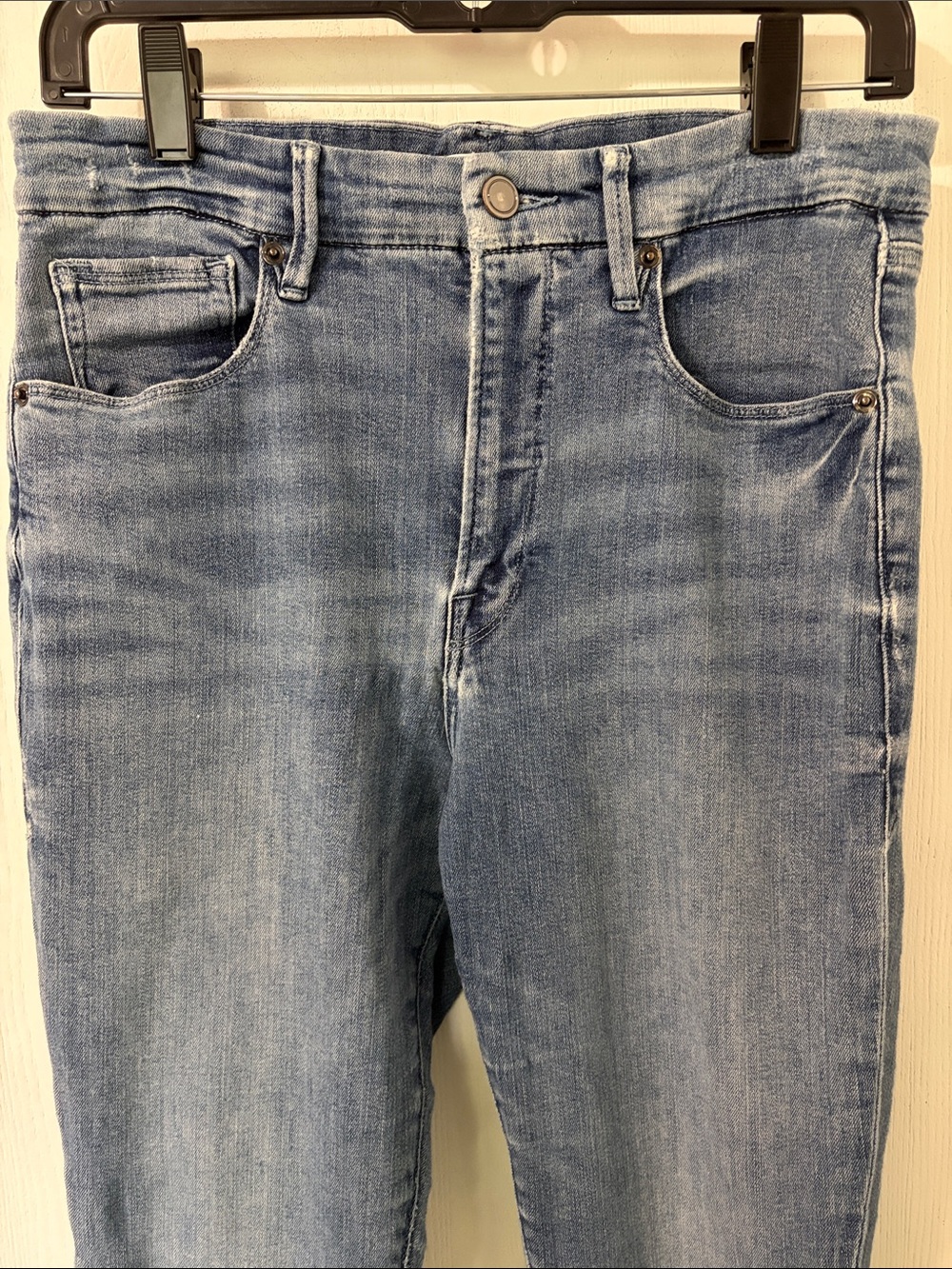 Good American Good Waist Light Wash Skinny Jeans Size 30 - Picture 3 of 9